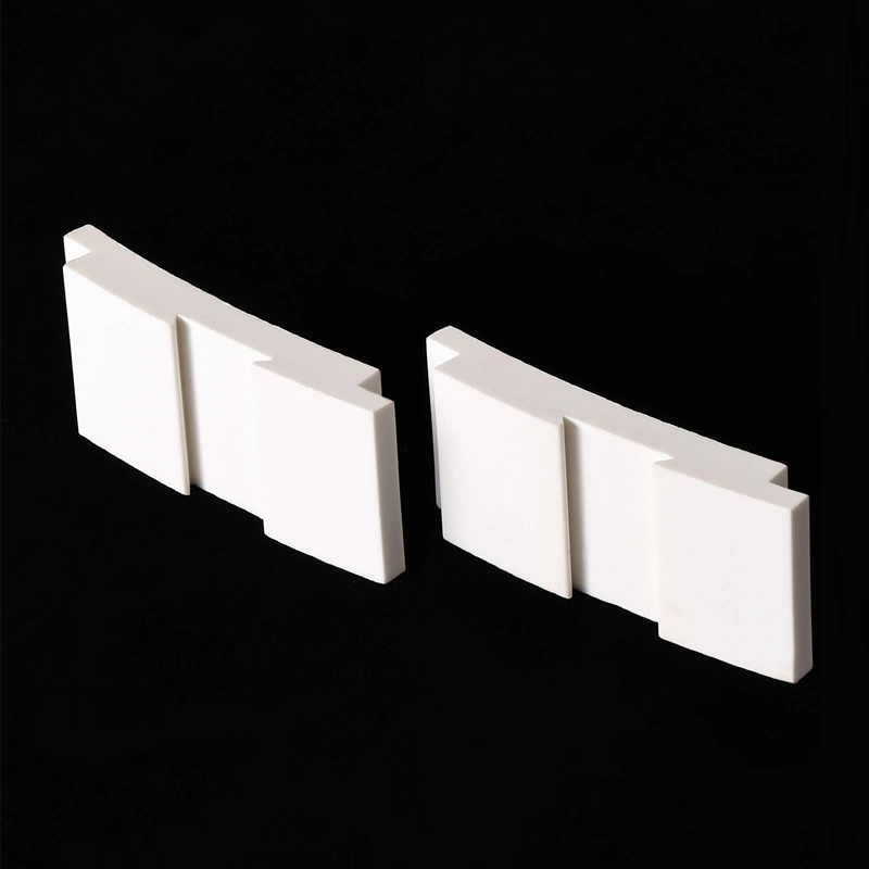 Customized 92-95% Alumina Non-Standard Size Special-Shaped Wear-Resistant Ceramic Lining Ring Dovetail