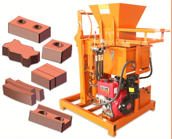 H2-25 suelo hidráulico de gasóleo de la máquina de ladrillo de enclavamiento