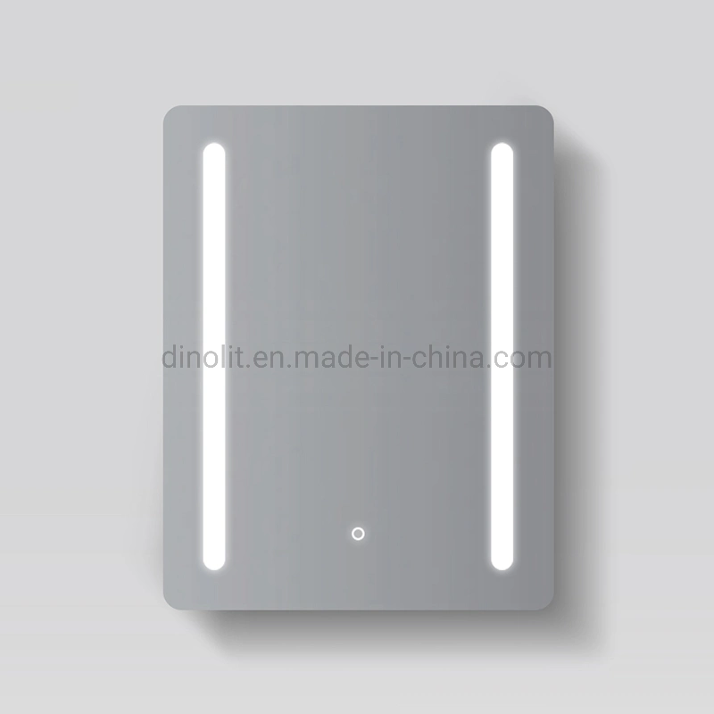 Maßgeschneiderte Größe wasserdicht Badmöbel LED Wand montiert Licht Spiegel Mit Touchscreen-Schalter Bluetooth-Lautsprecher Music Play CE ETL UL IP44