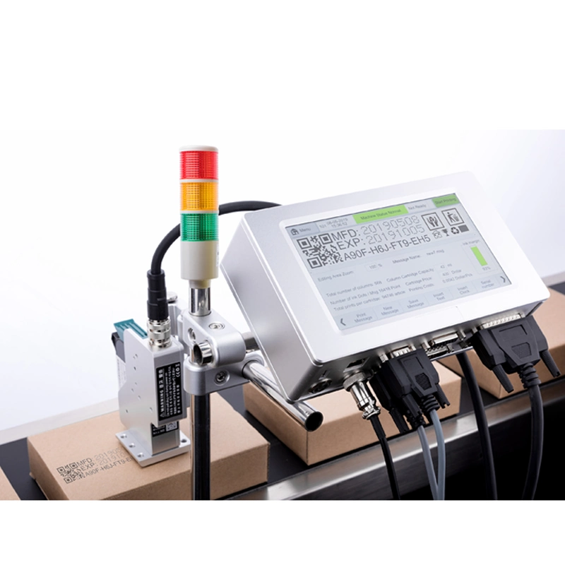 Faith Automatic Printing on-Line Inkjet Coding Printer for HDPE with 6 Colors Ink