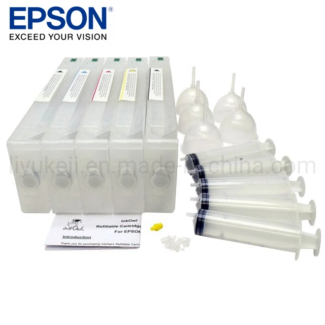 Epson T6361-T6364 T6368 Refill Ink Cartridge Empty Refillable Ink Cartridge with Chip Resetter for Epson Stylus PRO 7700 9700 7710 9710 Printer 700ml /PC