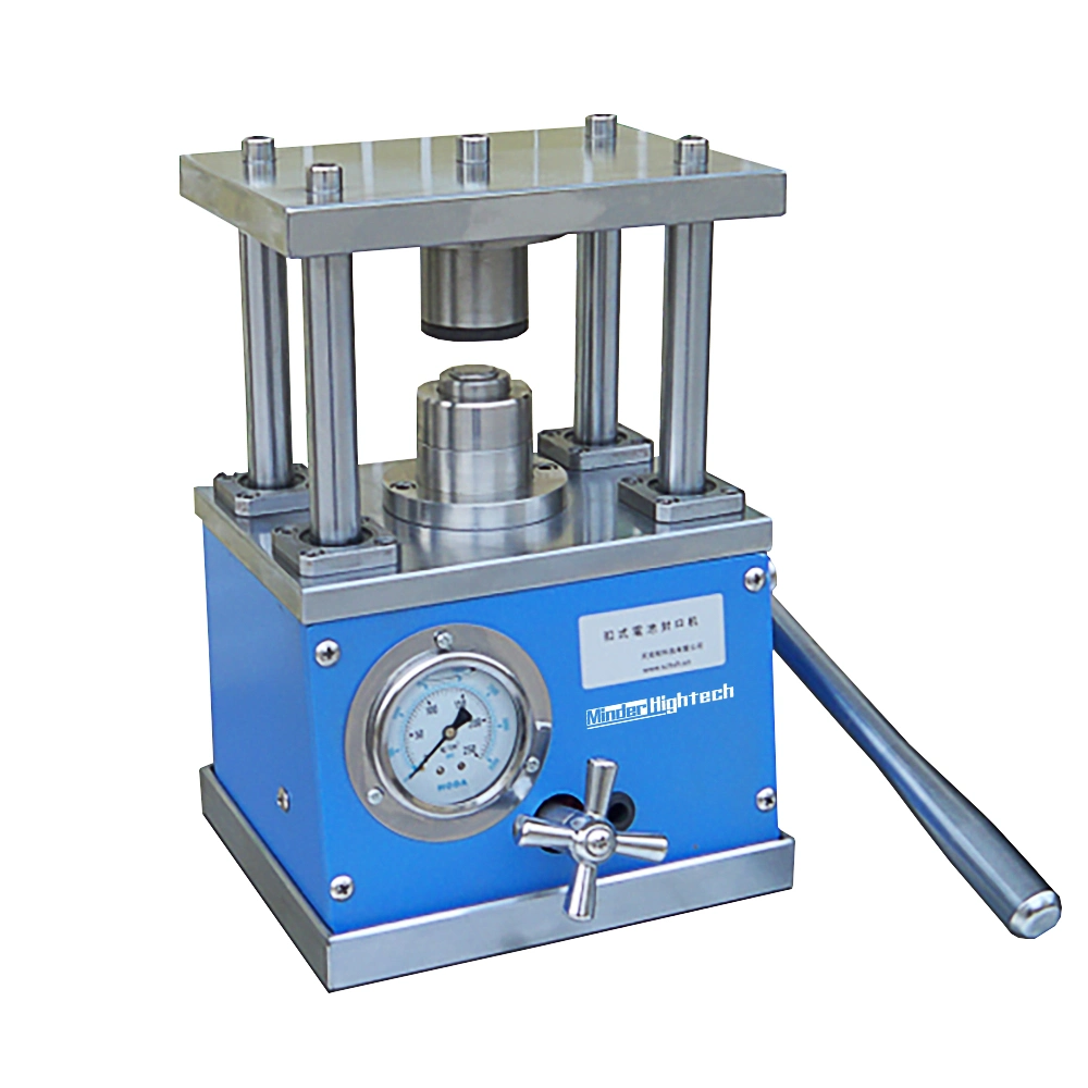 Desktop Laboratory Manual Hydraulic Crimping Machine Sealer for Battery Sealing