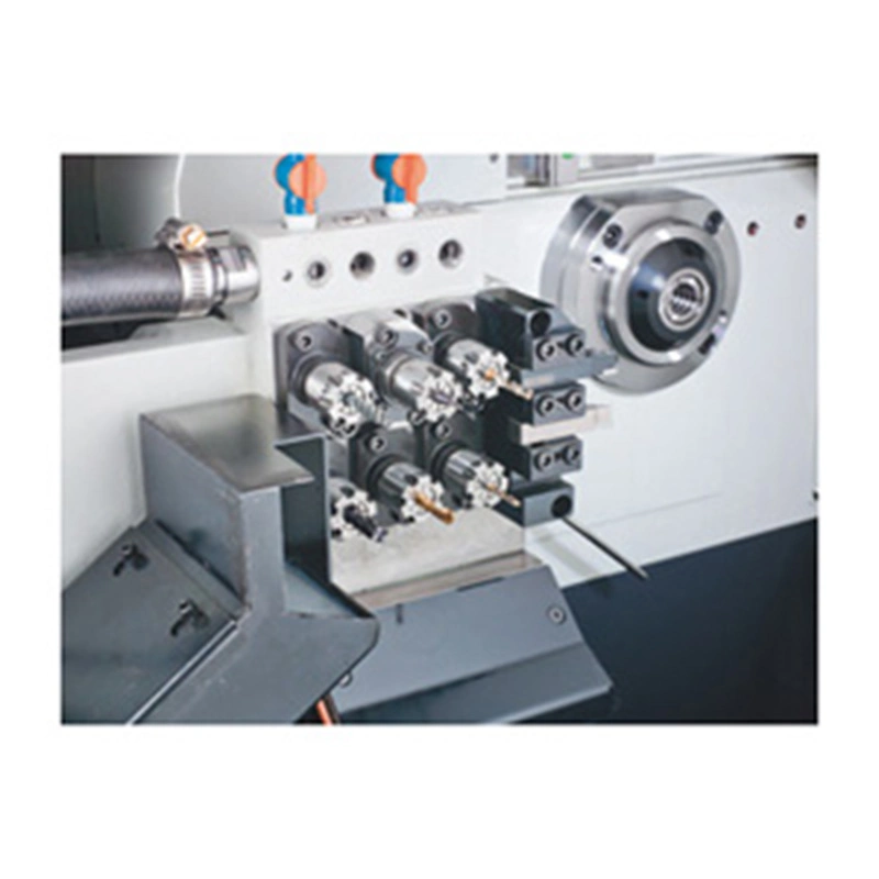 8 Axis Automatic 2 Spindle CNC Swiss Type Lathe Machine for Refrigeration Industry (JSL-20RBY)