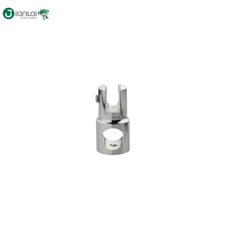 Stainless Steel Shower Hardware Pipe Connector Bathroom Glass Door Fittings