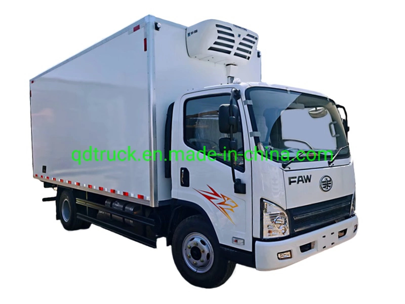 Discount Sales 4x2 Freezer Light Truck FAW 3~5 tons LHD RHD Refrigerator Refrigerated Reefer Truck