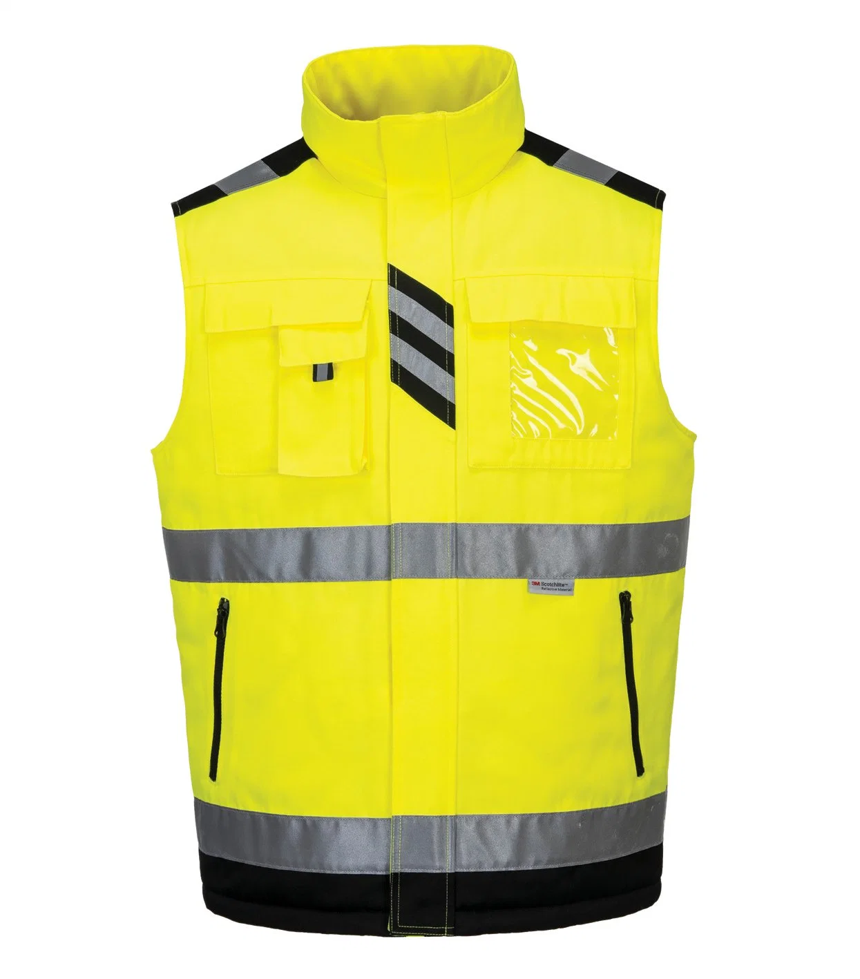 Polyester Safety Motorcycle Mens Luminous Heavy Duty Fluorescent Cycling Reflective Vest