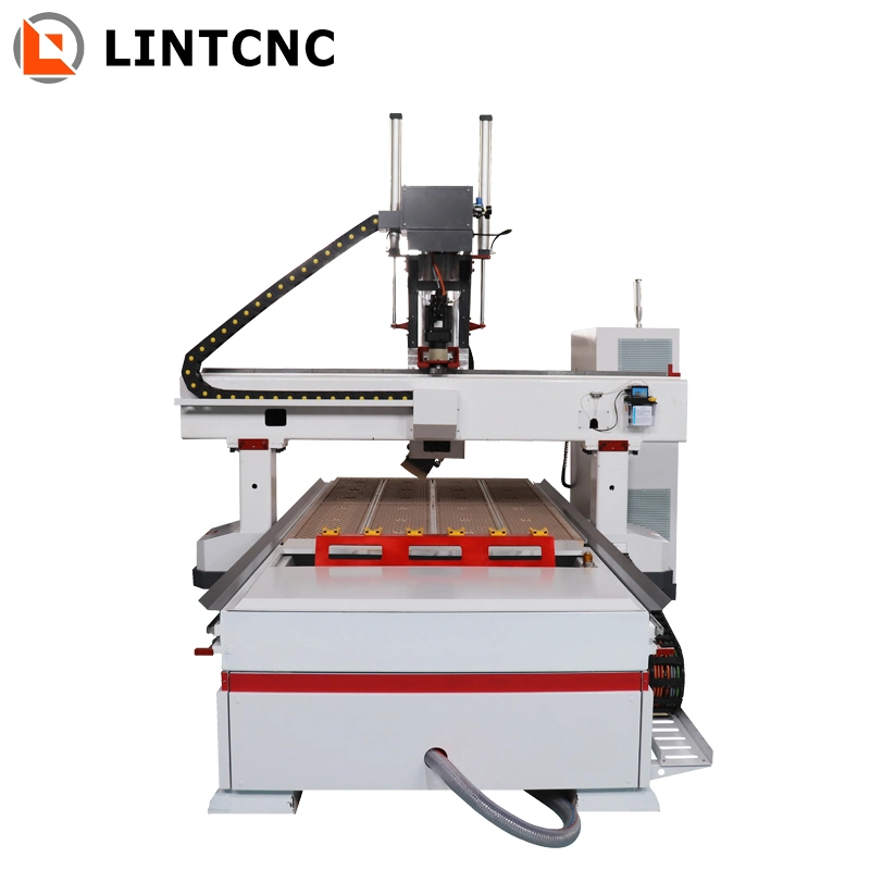 Swivel Spindle 9kw Atc Wood Router CNC Milling Machine Panel Furniture Making 3D Engraver 1325 Linear Tools Servo Motor Syntec Control System 2030 9020