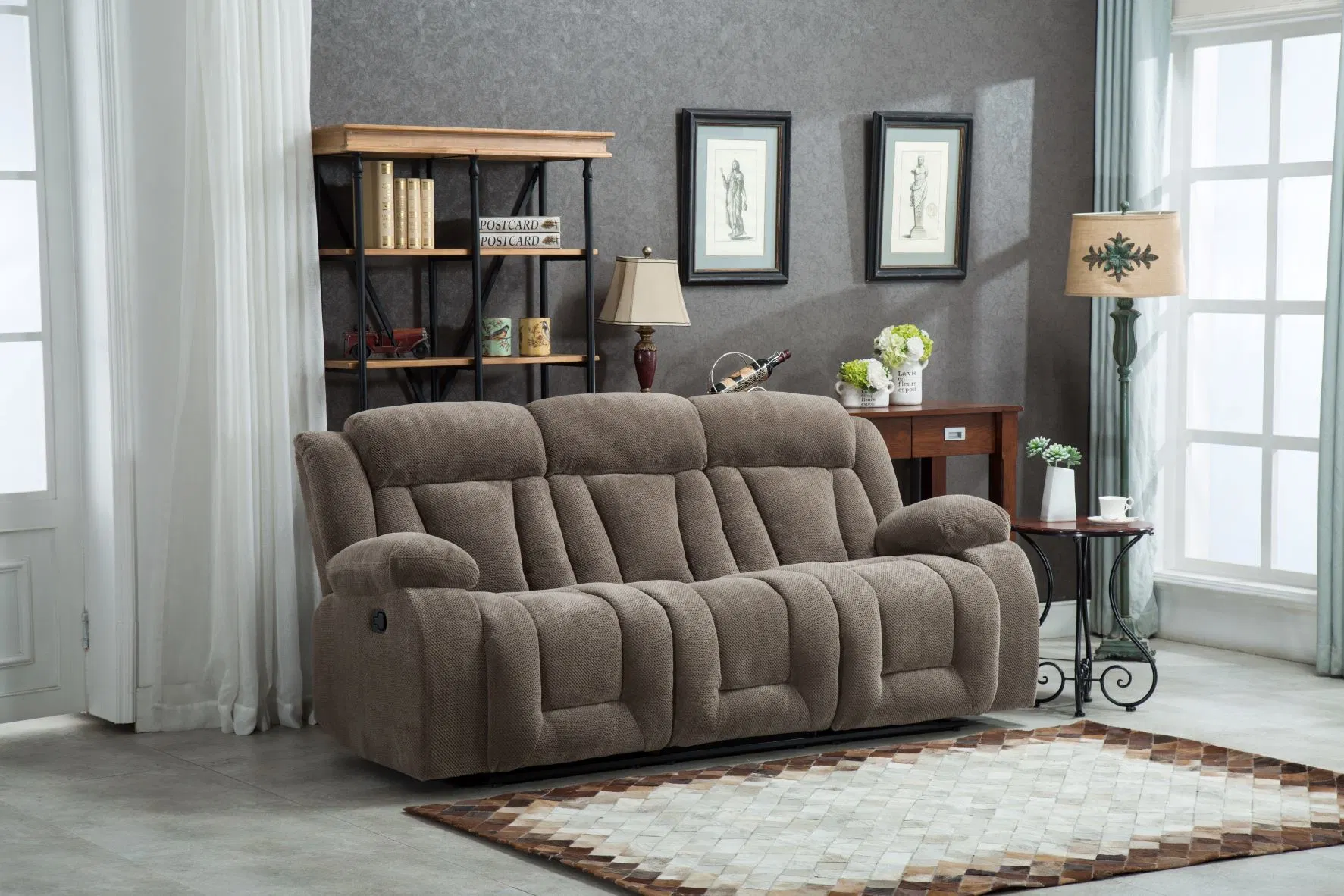 Cy Manual Functional Sofa Recliner Sofa for Living Room Chair