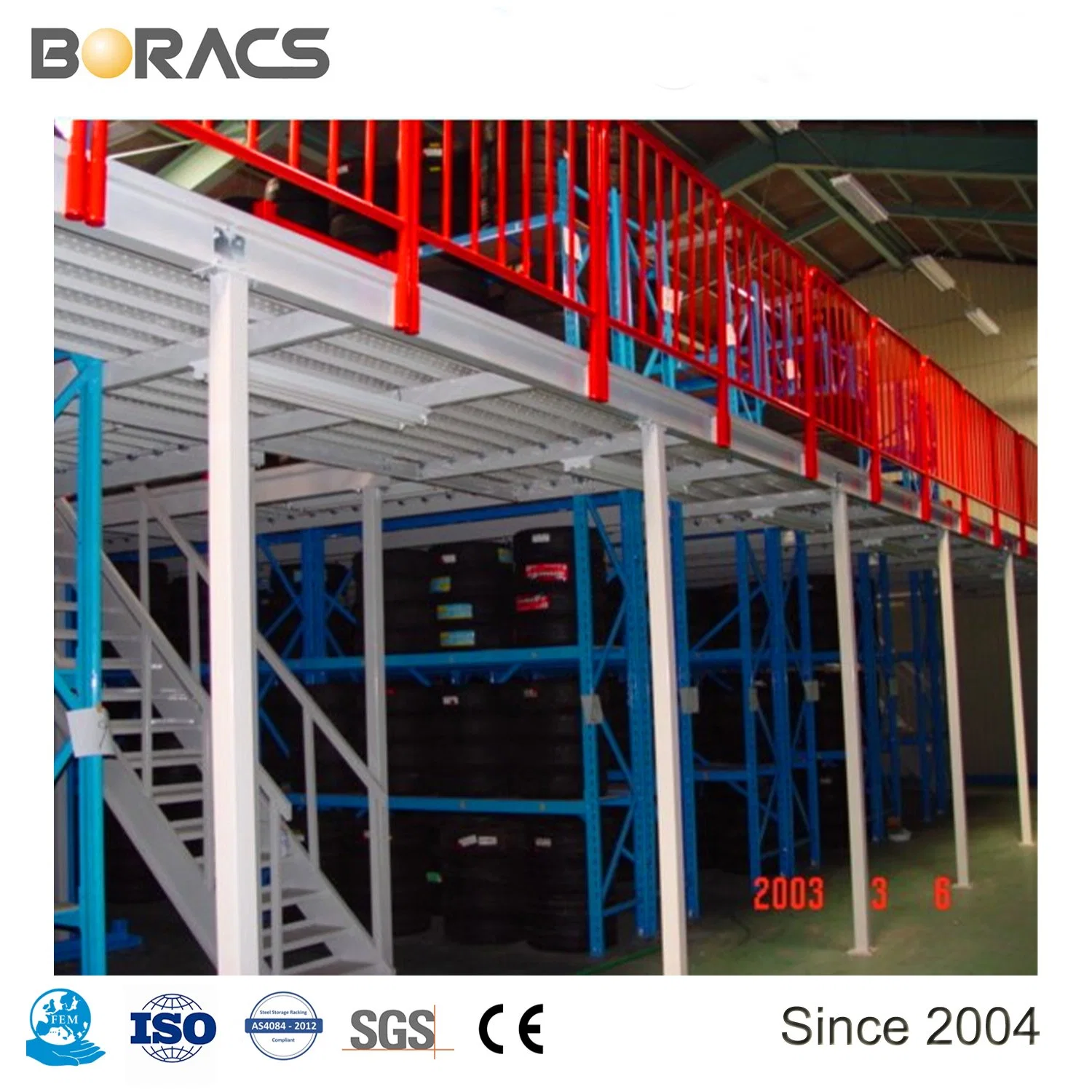 Meilleur Prix de l'entrepôt Structure en acier plate-forme de stockage de l'étage mezzanine/entrepôt Mezzanine