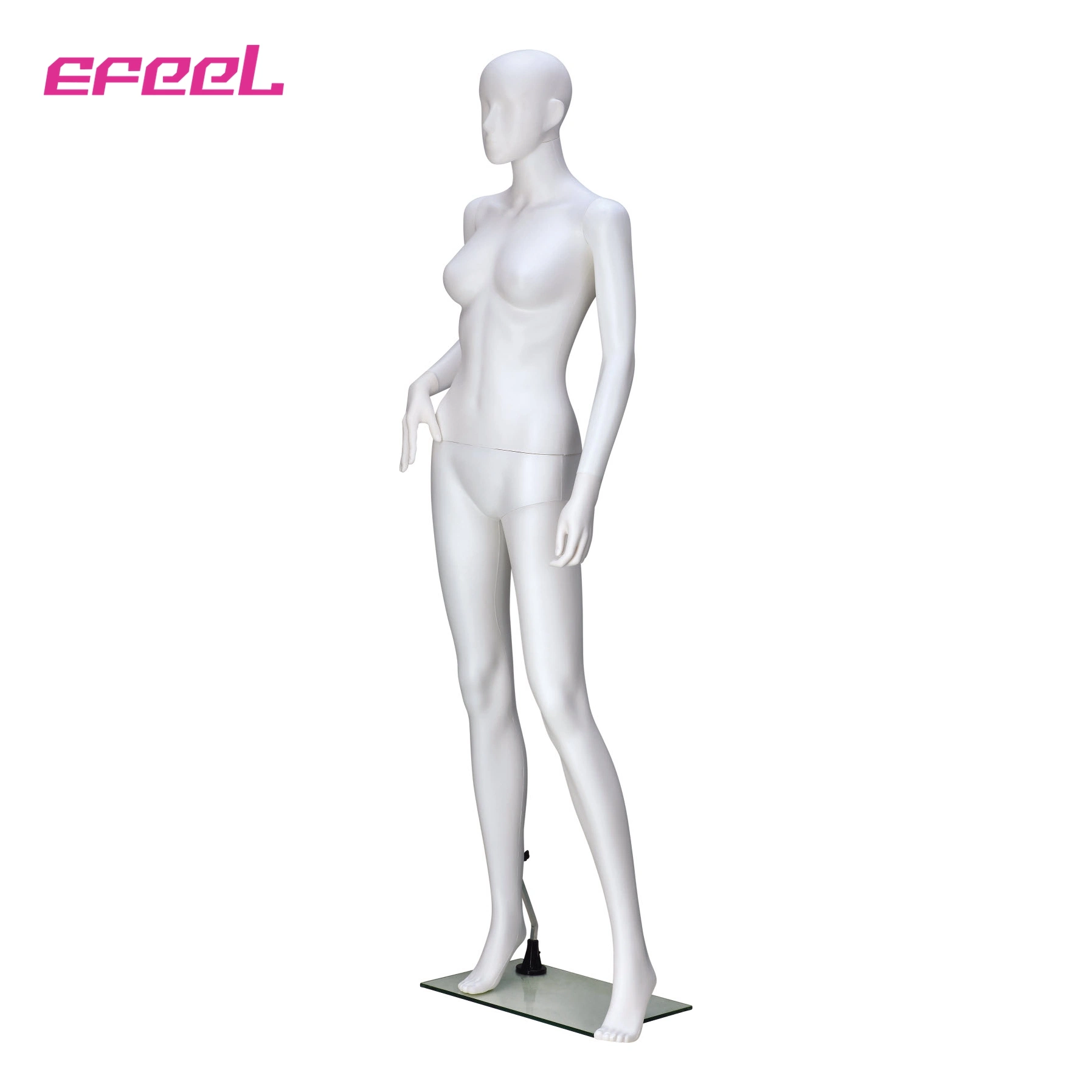 PP Plastic Display Models Female/Woman/Lady/Girl Mannequins with Base Standing