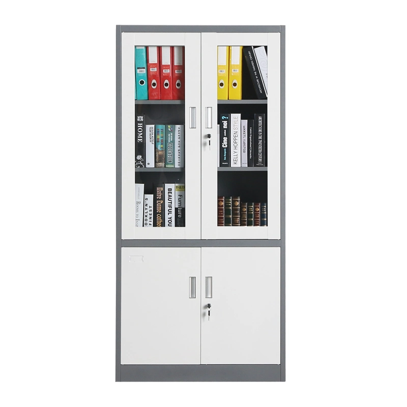 Factory Direct Acrylic Glass Display Swing Door Metal Office Cabinet