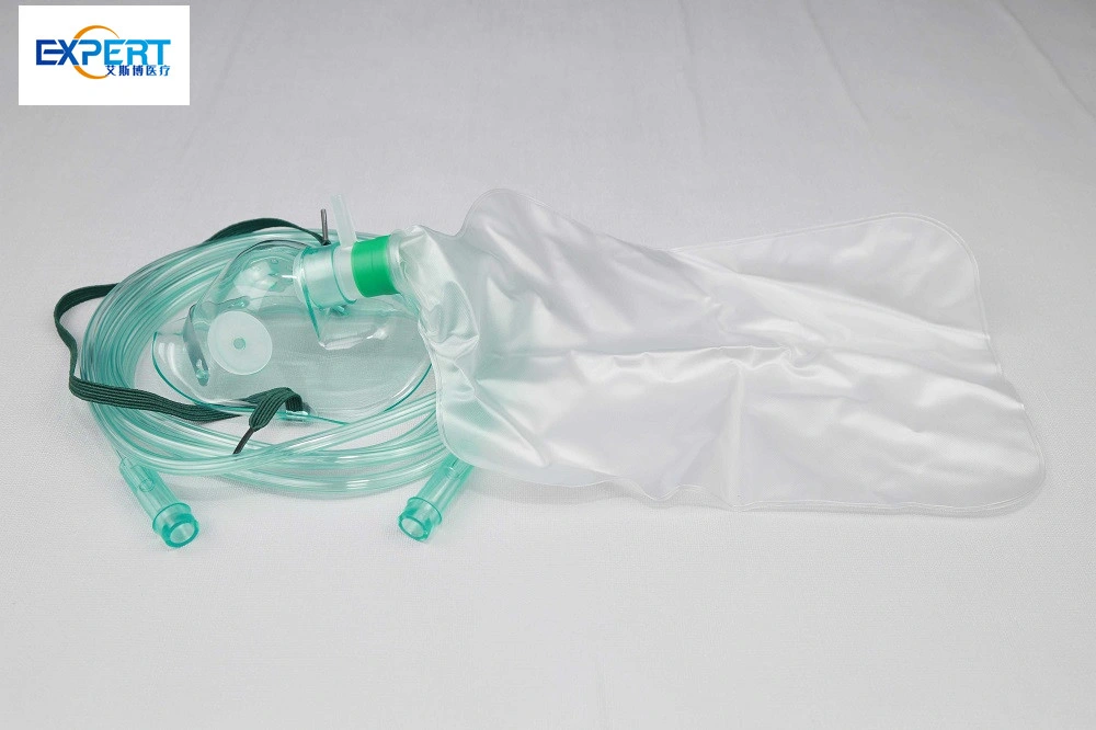 Medical Disposable Non-Rebreather Oxygen Mask with Non Rebreathing Reservoir Bag