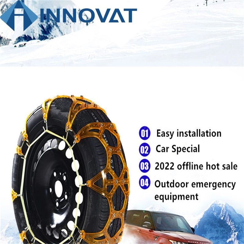 Universal Wear-Resisting Rubber Non-Skid Snow Tire Chain