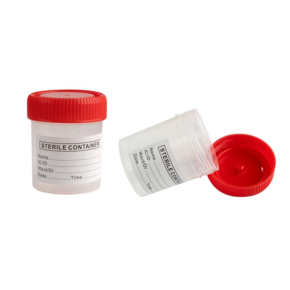 Medical Test with Screw Cap Disposable Sterile Specimen Container Urine Collection for Hospital