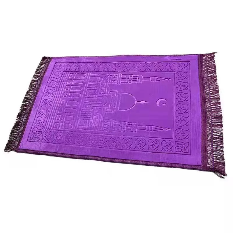 2023 Vison tapis de prière nouvelle mosquée Portable voyage prière musulmane Tapis Tapis doux tapis islamique de la Turquie tapis de prière la coutume musulmane mosquée prier mat