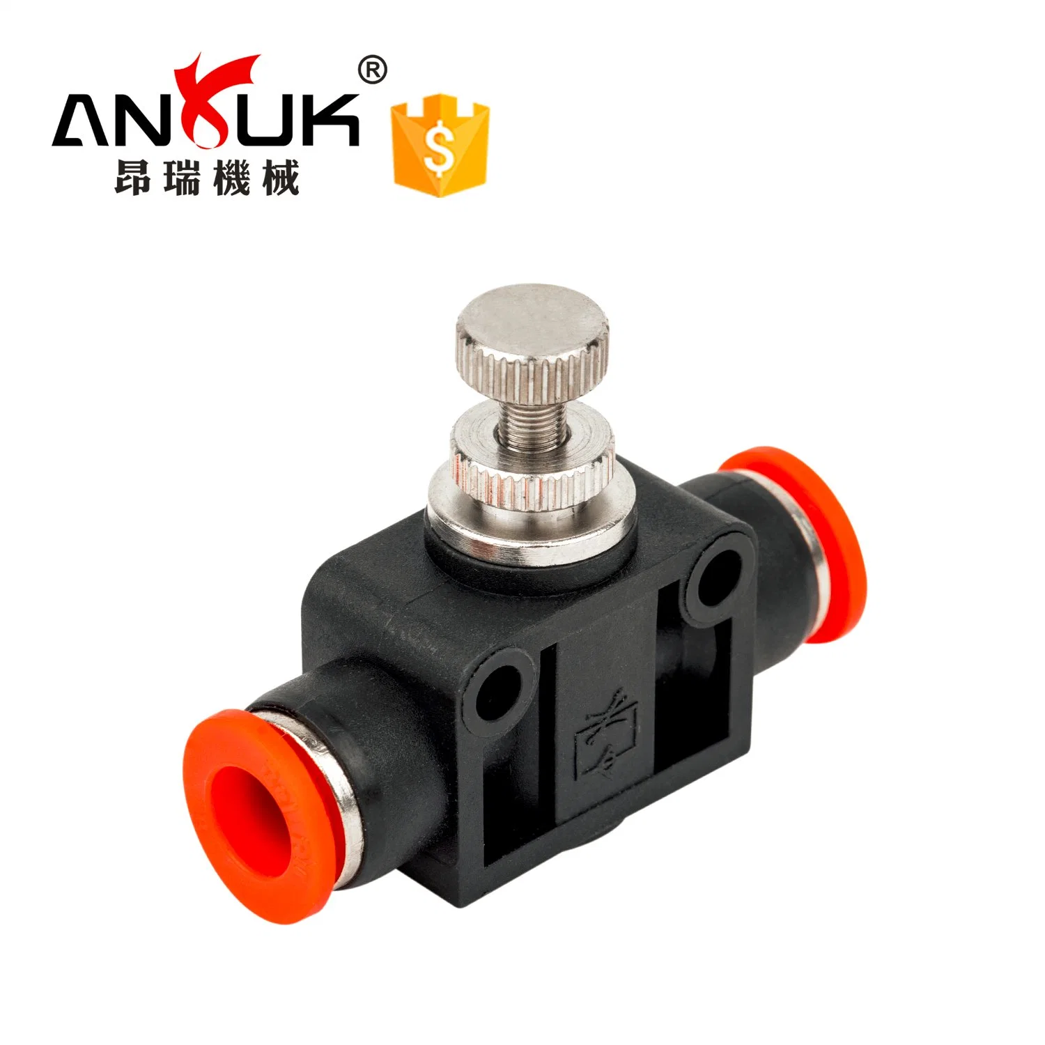 PA 08 Speed Control Valve Od 08 Tube Pneumatic Fitting