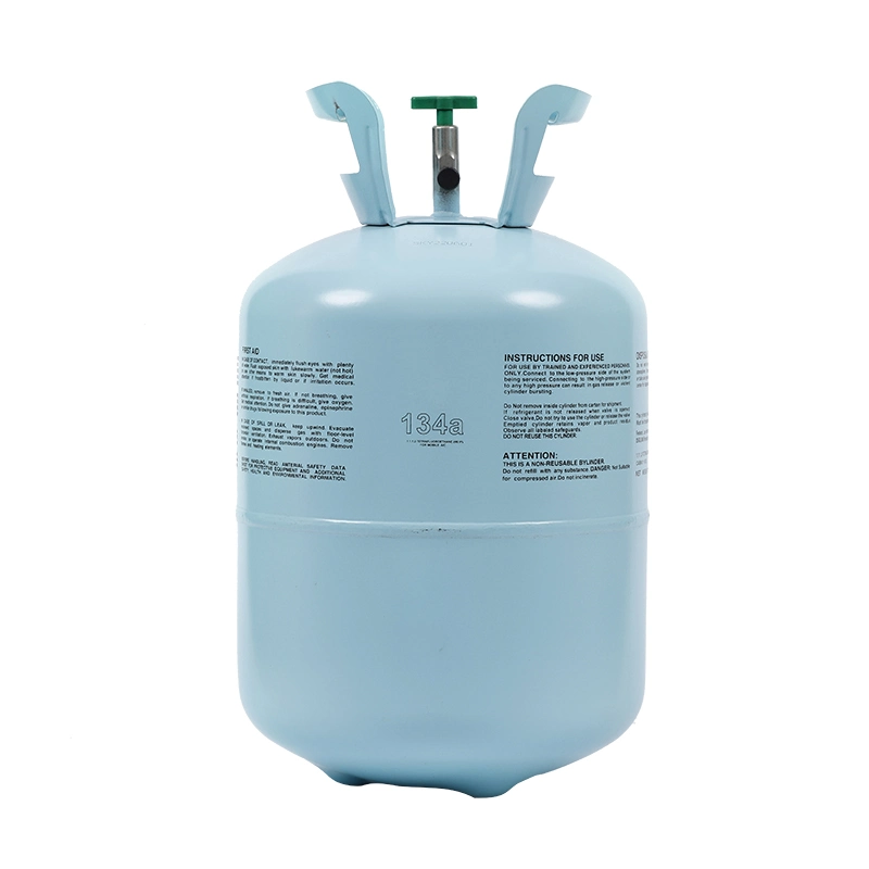 99.93% Purity 13.6kg/ Disposable Cylinder Refrigerant Gas R134A