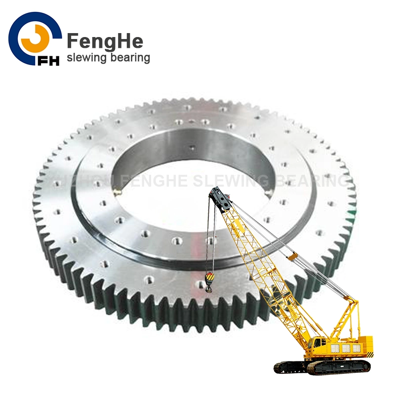 Single Row Four-Point Contact Ball Slewing Bearing Ring Price Crane Spare Parts