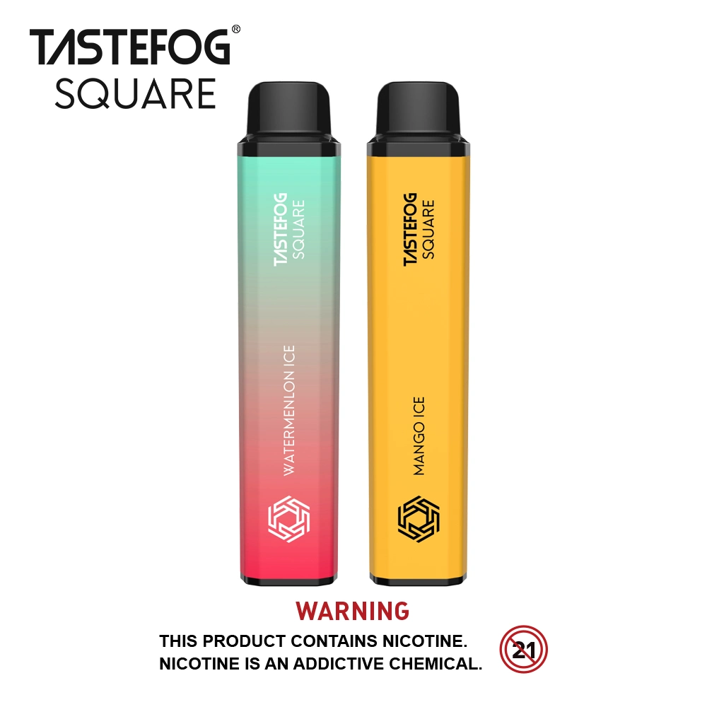 Tastefog Wholesale/Supplier 3500puffs Disposable/Chargeable Electronic Cigarette Square Disposable/Chargeable Vape Pen