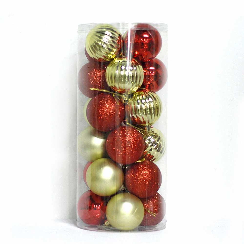 Novo design salable shatterproof plástico Natal Ball ornament