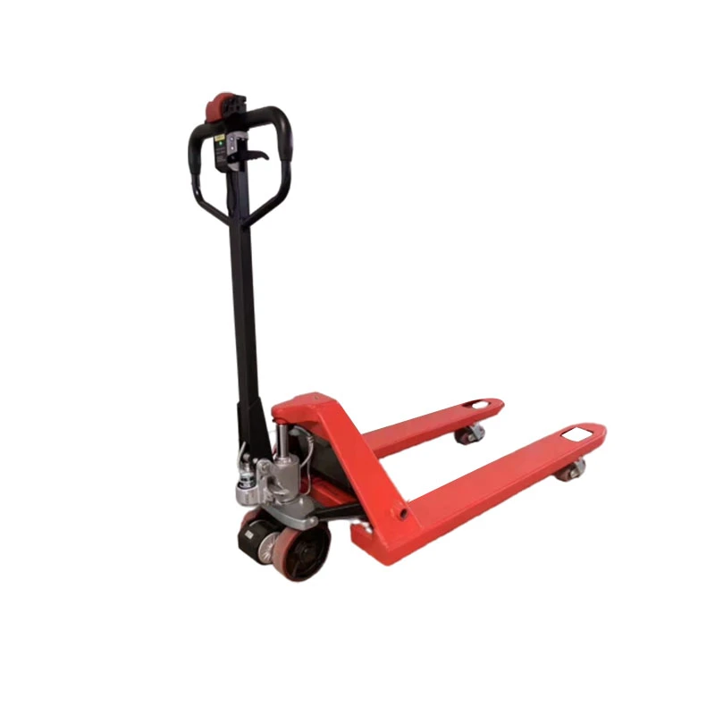 Double DC Battery Motor Electric Hand Pallet Truck with Power 48V