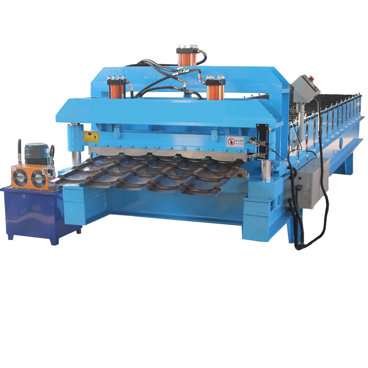 Glazed Tile Metal Roofing Tile Making Machine for Building Material Machinery