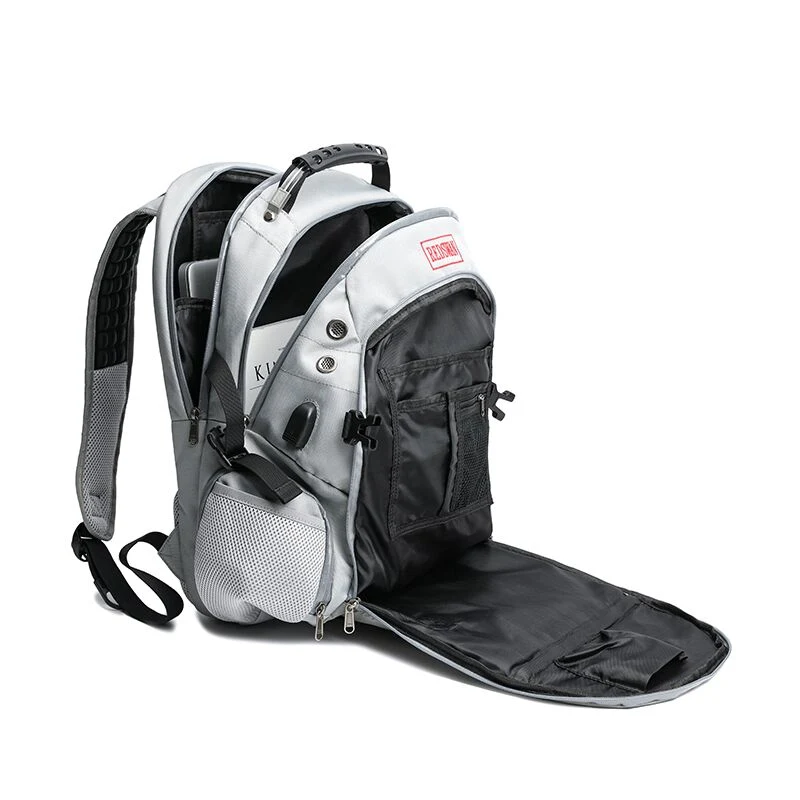 Sport Radfahren Blinker Licht Rucksack mit Solar-Panel USB Laden (RS-190203-1)