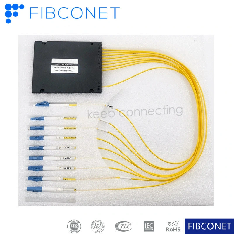 Wdm FTTH Fiber Multiplexer Network Device CWDM ABS Box Mux Demux Wdm Fiber Optical Converter