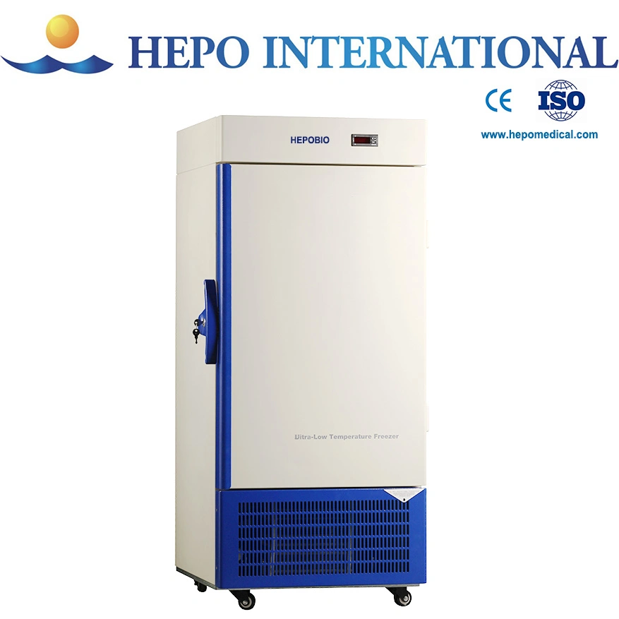 -60degree Ecnomical Medical Industry Upright Deep Freezer