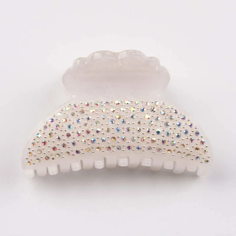 New European and American Style Full of Diamonds Crystal Senior Sense of Acrylic Hair Claws