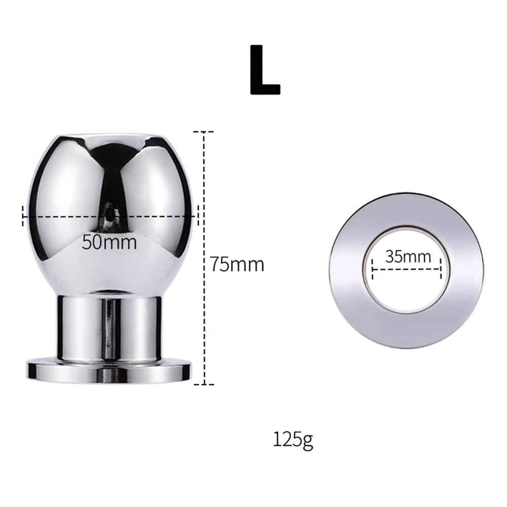 Hot Sale Hollow Anal Plug Set Silver