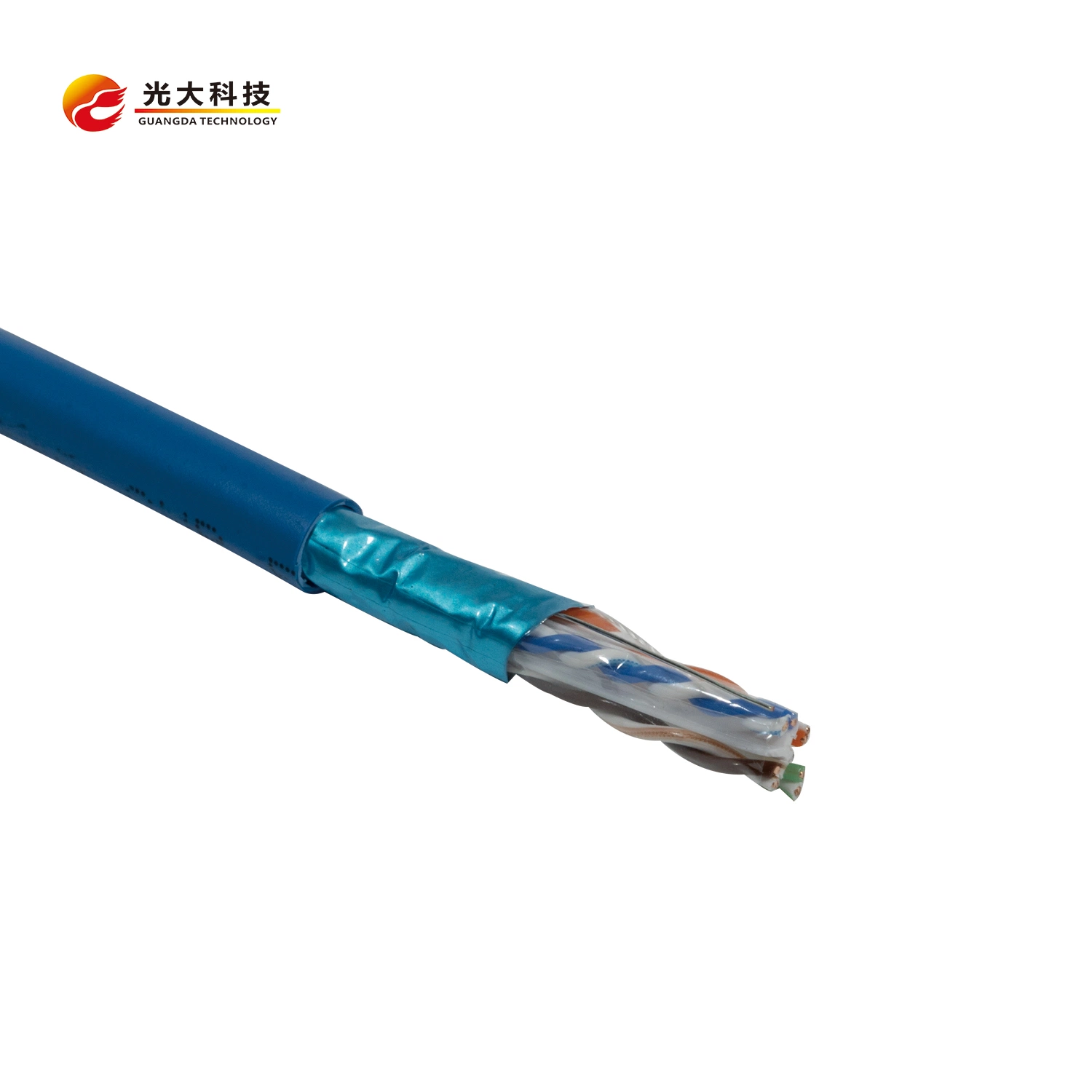 High quality/High cost performance  High Speed Customized UTP/FTP/SFTP Cat5 Cat5e CAT6 CAT6A Solid Bare Copper Cable for Ethernet Network Cable ETL/UL/Cmx/Cm/Cmr/CMP Approved