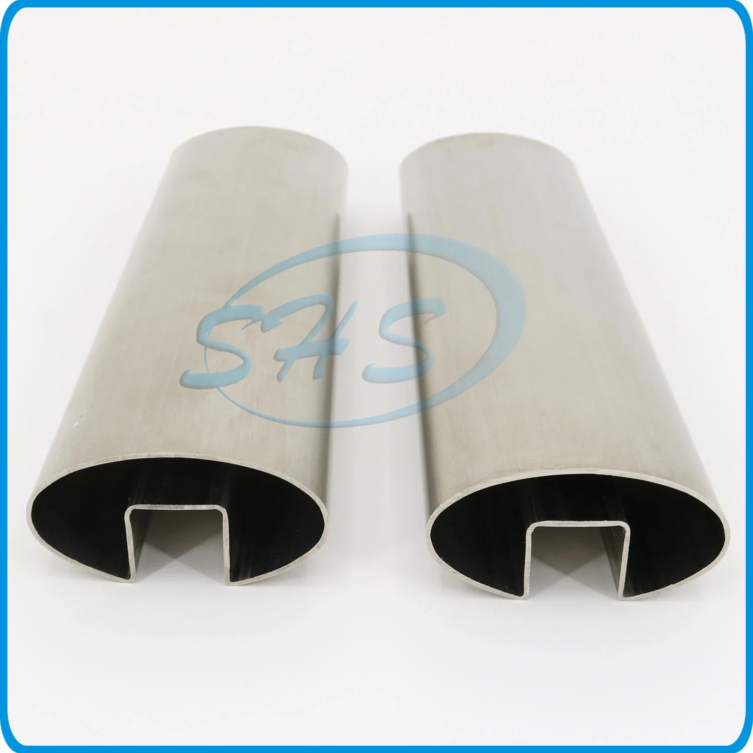 AISI 304 316L Grade Stainless Steel Oval Tubing with Groove