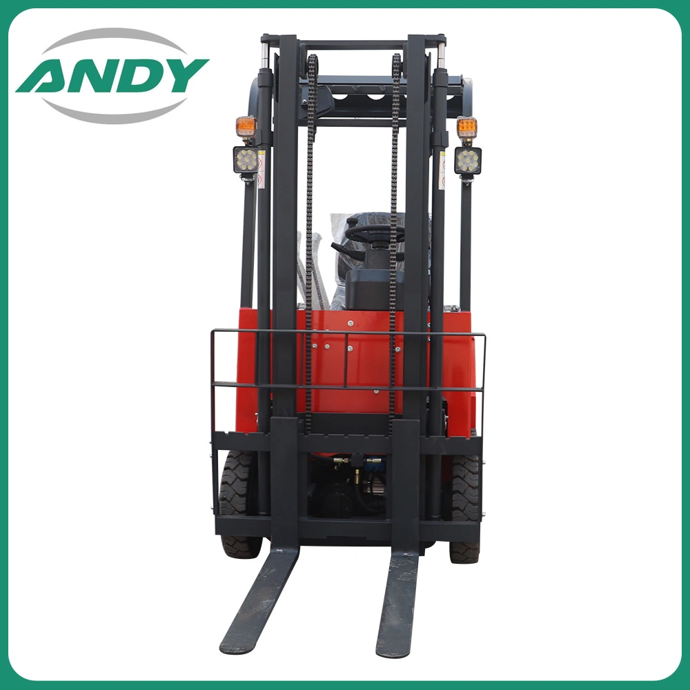 1.0ton 1000kg Lifting Height 4500mm Material Handling Equipment Four Wheel Battery Electric Forklift Equipment