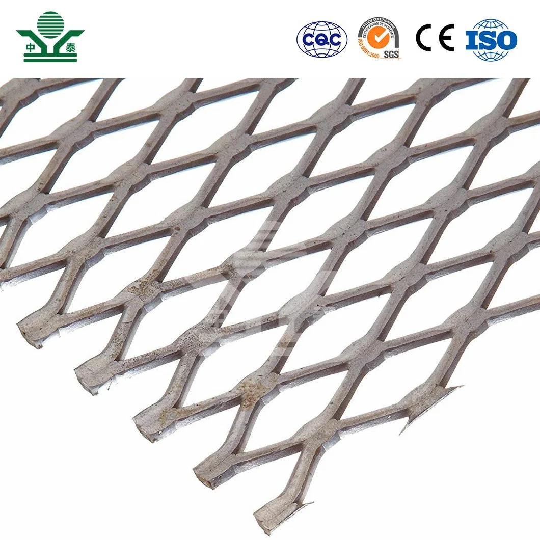 Zhongtai laminé à chaud matériau de plaque en acier inoxydable réseau d'aluminium étendu Chine Fabrication de 0,6 mm 0,8 mm de diamètre petit maillage métallique étendu