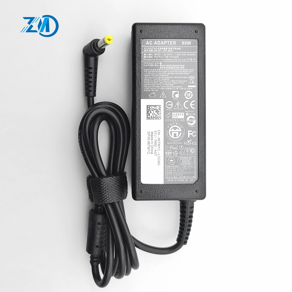 Hot vender 65W 19V de 3,42 a 5.5*1.7 portátil cargador adaptador de CA para Acer