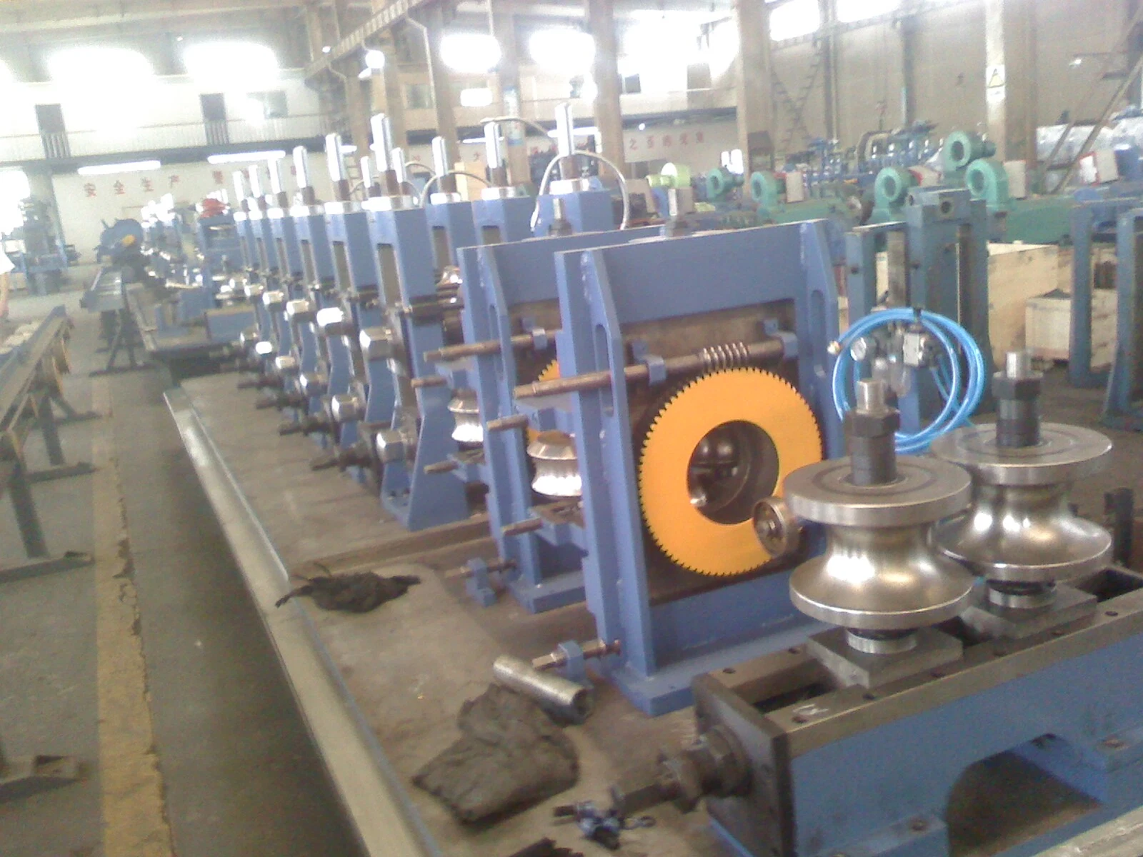 High Frequency ERW Tube Mill Line Steel Pipe Making Machine Pipe Welding Production Line