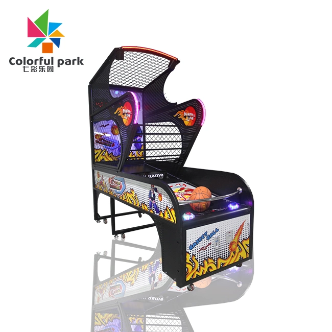 Colorful Park Indoor Luxury Adult Sport Basketball Machine Kiddie Sport Basketball Arcade Game