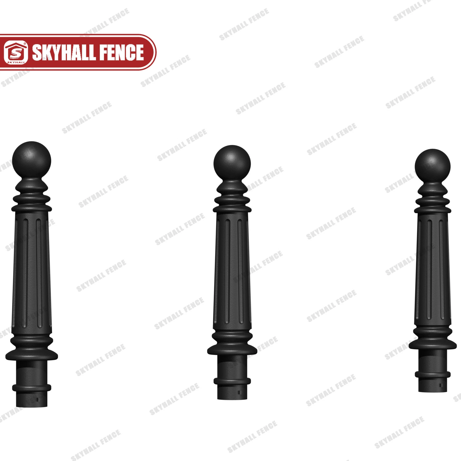 Decorative Cast Iron Bollards in Different Shapes and Sizes for Street Traffic