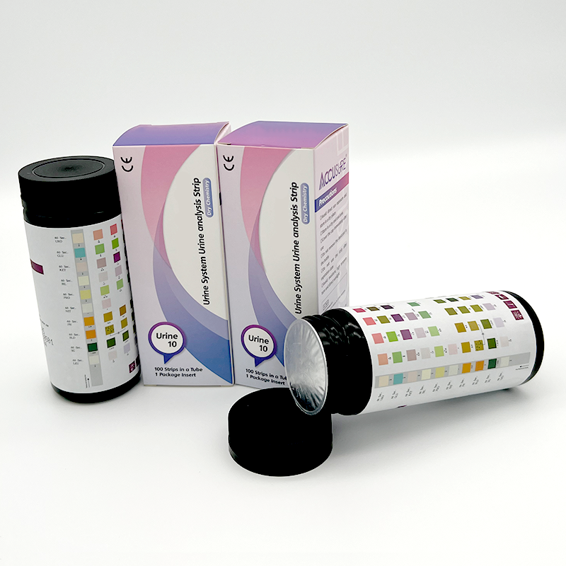 Équipement de test d'analyse urinaire en format bandelette