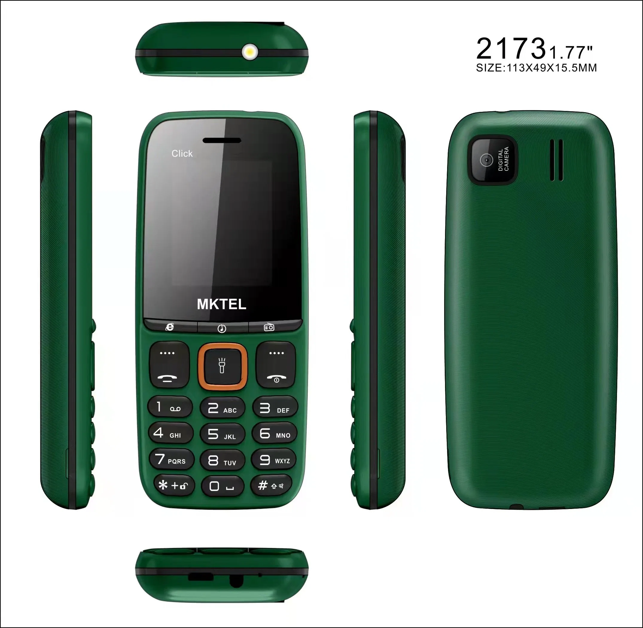 OEM ODM Cheap 3G Feature Mobile Phone