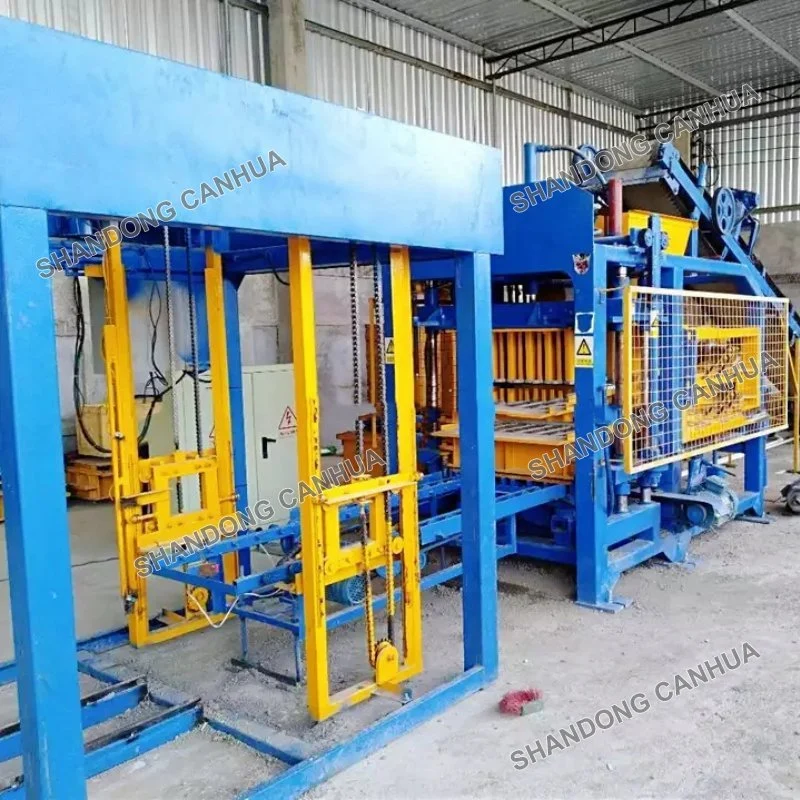 Qt4-15 Automatic Hydraulic 8 Inch Block Molding Machine Concrete Block Machine with Generator