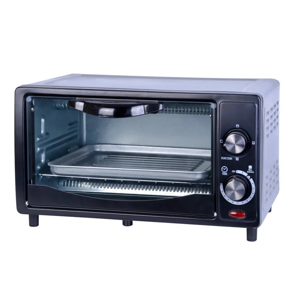 Retro Knob Control Toaster Oven 10L Mini Capacity Oven Microwave with Timer