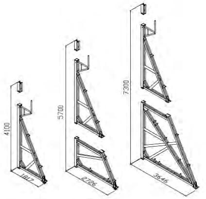 Lianggong Single-Side Bracket for Concrete Construction