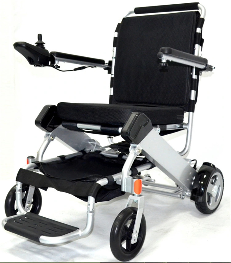 La thérapie de réhabilitation des fournitures de haute qualité en aluminium de pliage pour les personnes handicapées en fauteuil roulant électrique