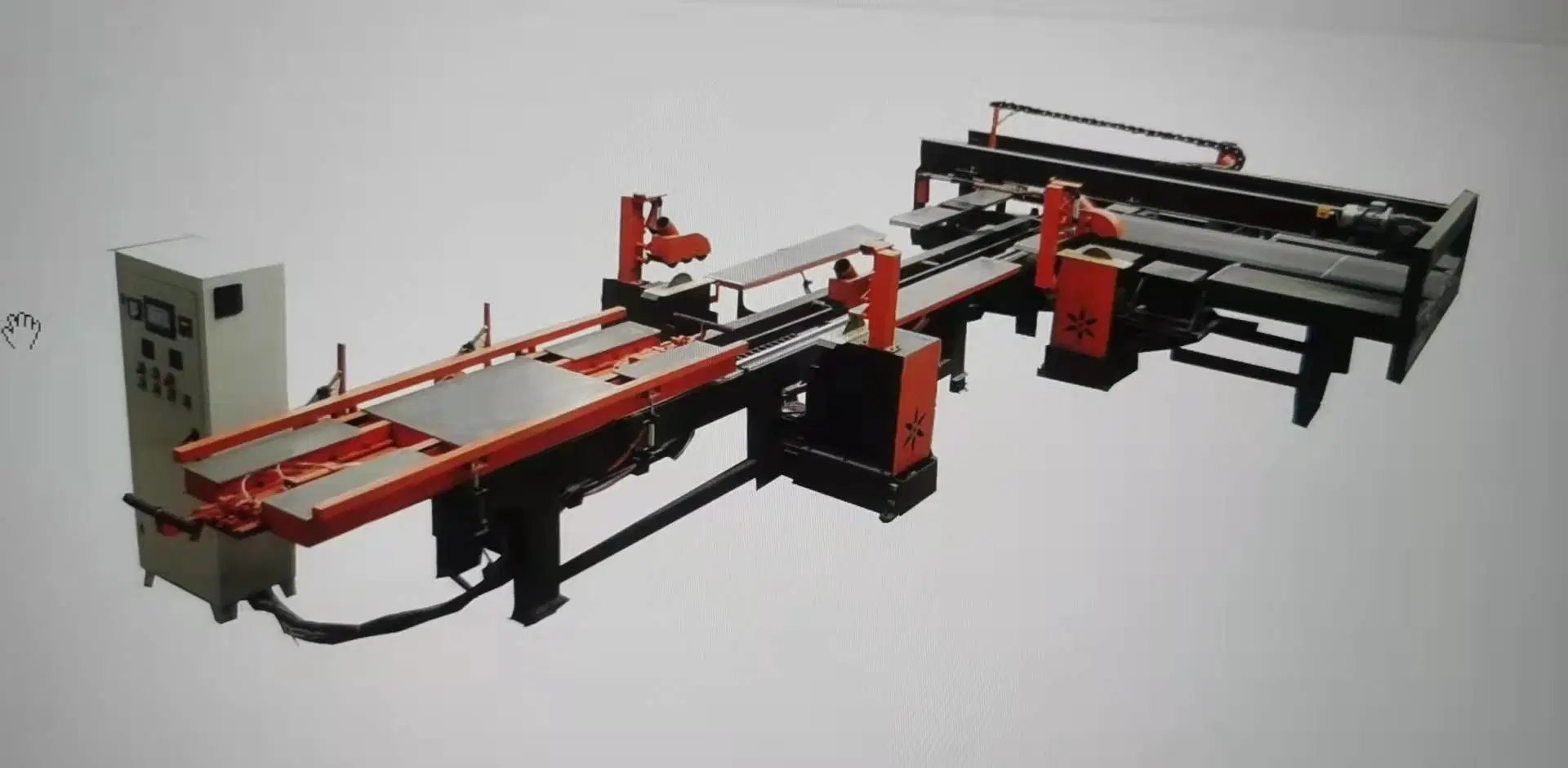 Wood Based Plywood Sizer Machine Cutting Saw Panel Trimming Saw Machine