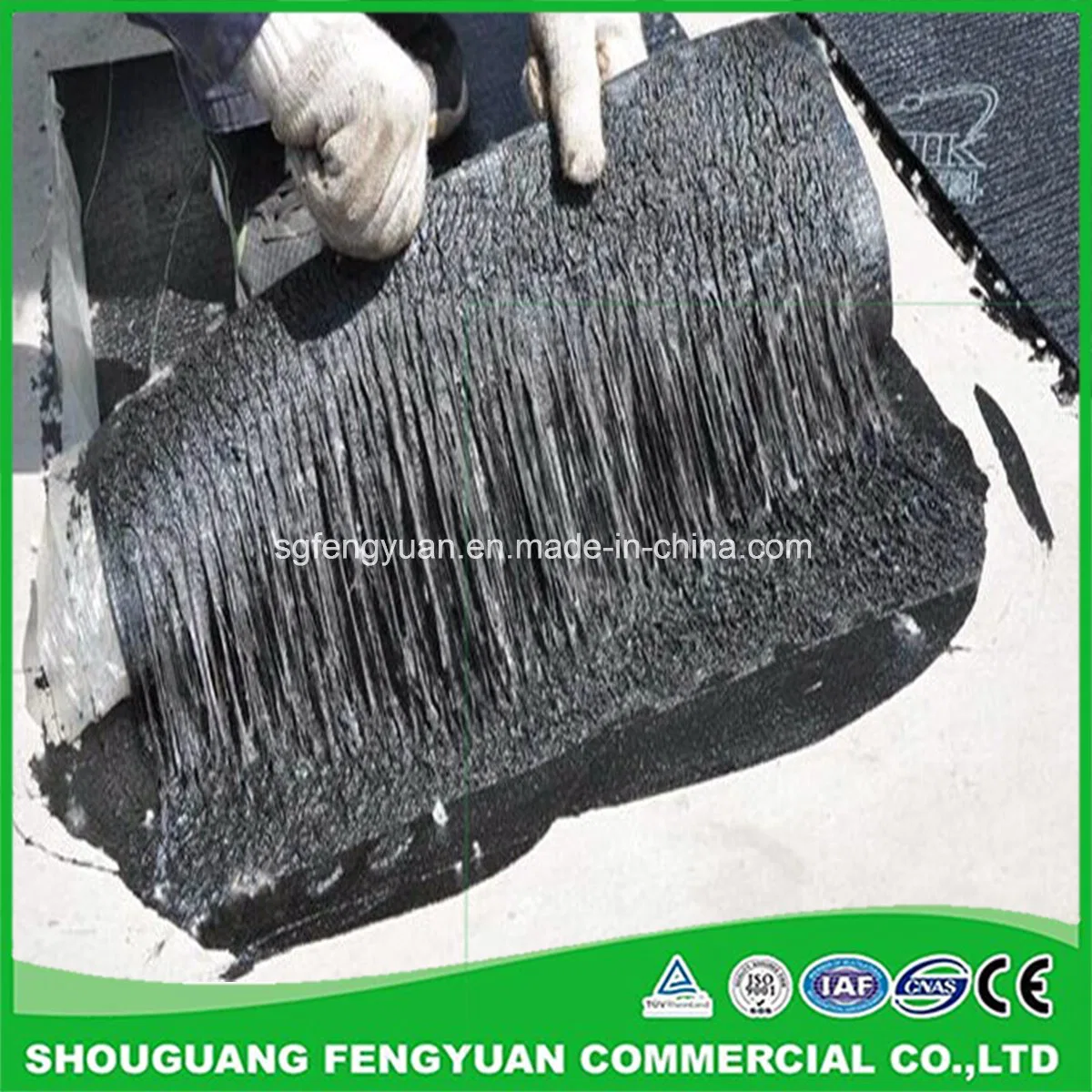 Non Cured Non Solidfy Rubber Asphalt Waterproof Coating