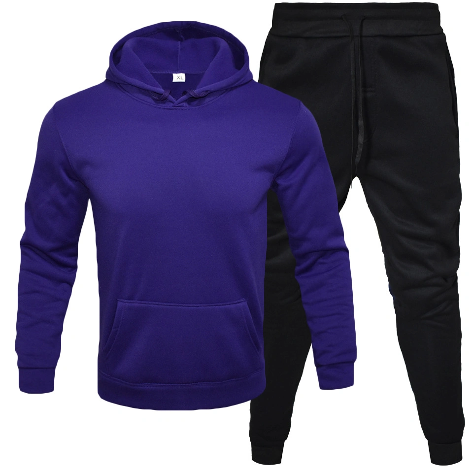 Plus Size Sports Gym Cotton Jogger Suits para hombre