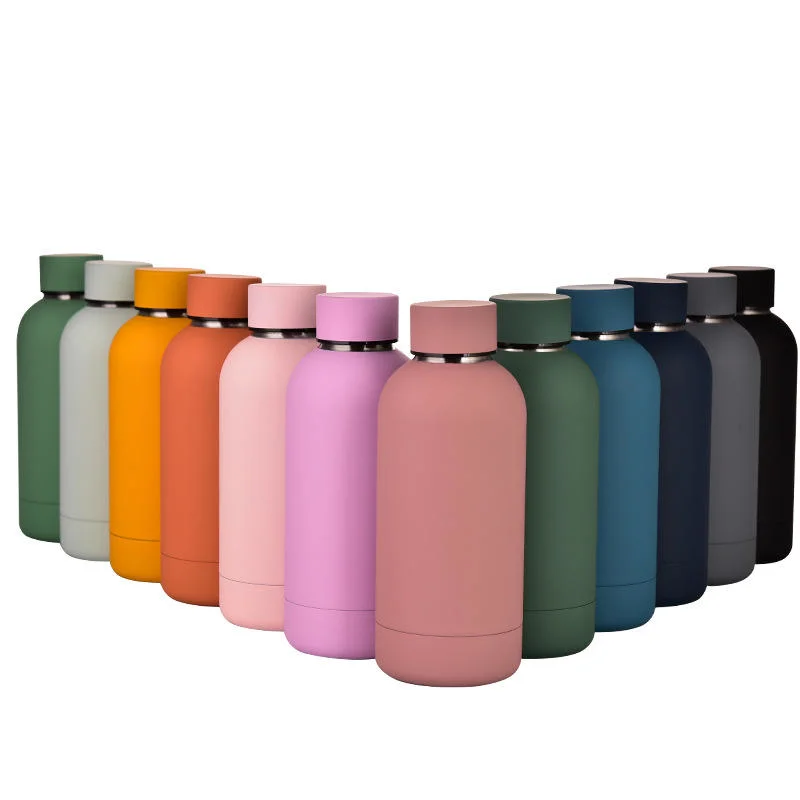 Small Mouth Stainless Steel Portable Water Bottle Travel Outdoor Sports Drinking Bottles