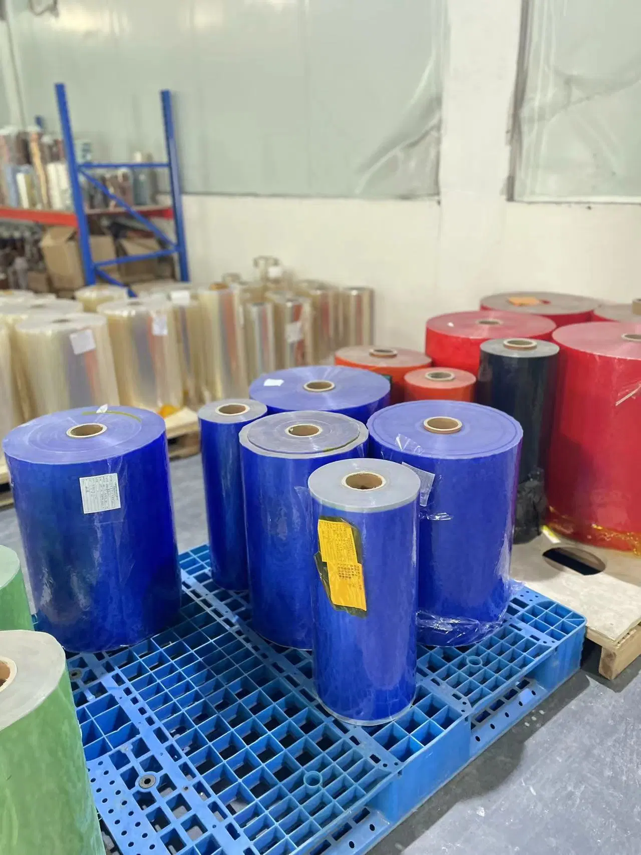 Spraying 80mic Blue Polyester Electrical Tape for Sublimation High Temperature Masking Tape